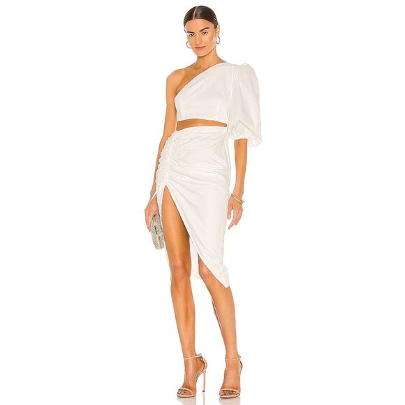 SAU LEE Jolene Dress in White - Picture 1 of 4